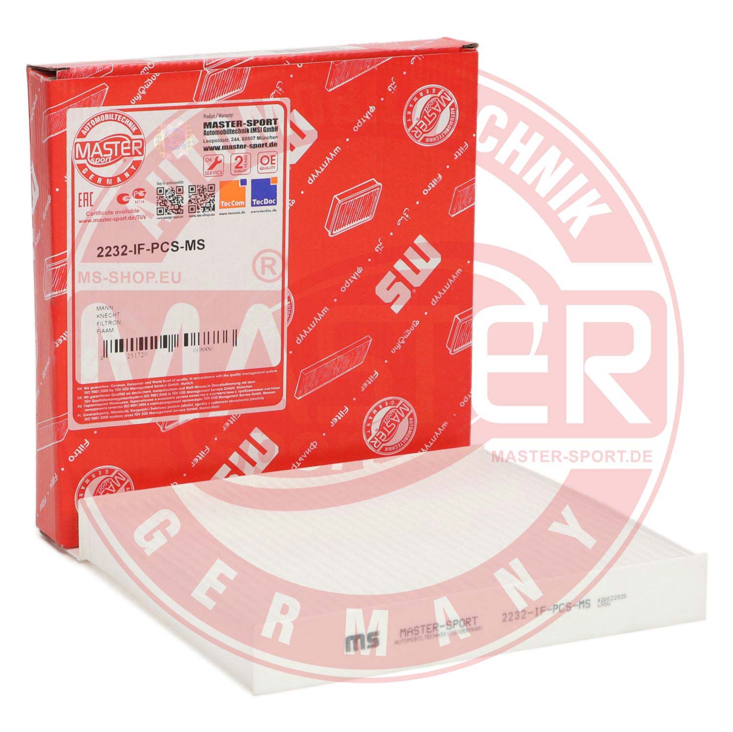 Filtru polen MASTERSPORT GERMANY 2232-IF-PCS-MS